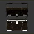Modern Equipment Storage Cases With Metal Construction And Geometric Patterns