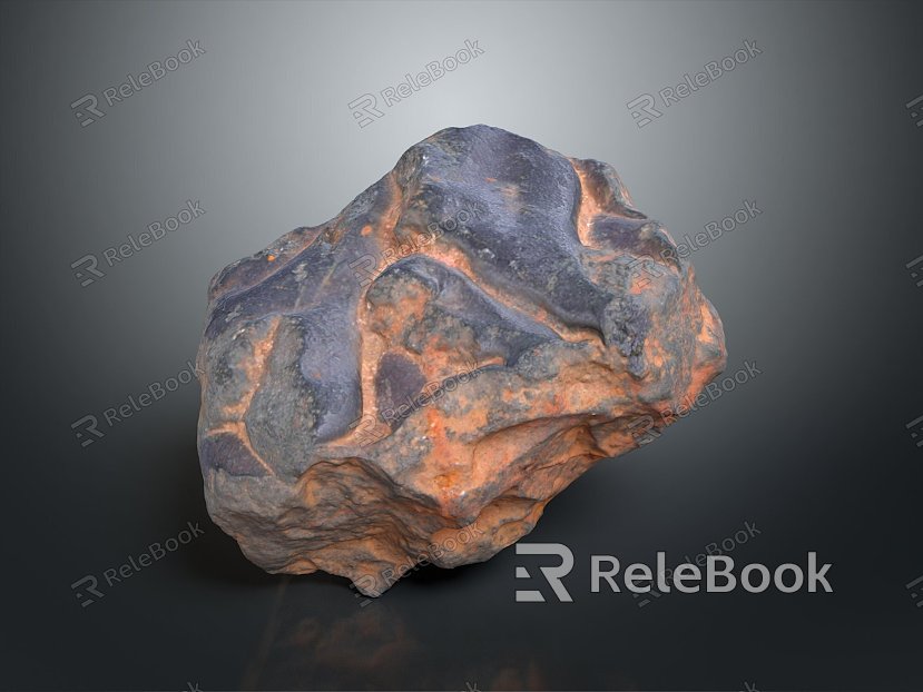 Rock Rock Block Rock Block Rock Specimen Boulder Big Stone Block Rock Stratum Rock Stratum Rock Stratum Rock model