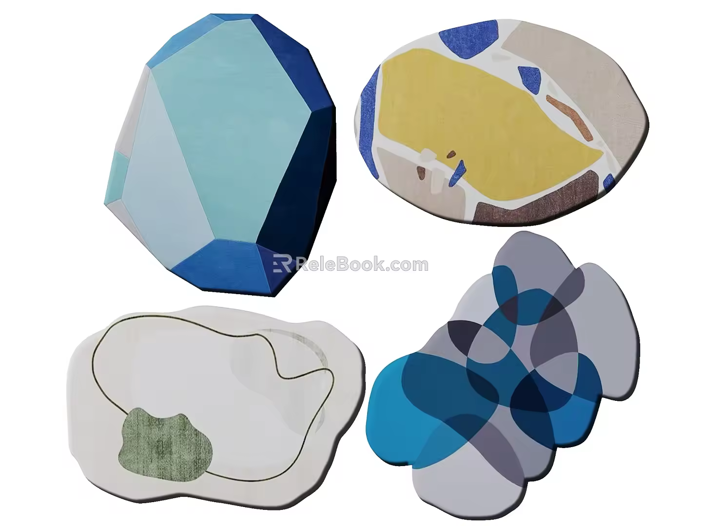 irregular carpet 3d model