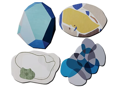 irregular carpet 3d model