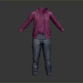 Pink Hoodie And Blue Jeans Casual Daily Wear Outfit For Comfortable Living