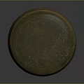 Brass Round Storage Container For Daily Life Supplies And Home Use