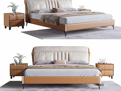 Modern Double Bed model