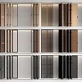 Various Folding Doors Designs With Wooden And Glass Materials For Interior
