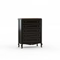 Elegant Chest of Drawers With Ornate Drawers And Stylish Carved Legs