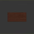 Classic Wooden Office Desk With Drawers And Metal Handles Flat Surface Design