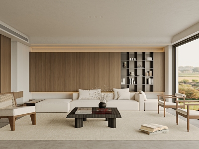 modern living room model