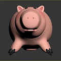 Pink Pig Shaped Piggy Bank Cute Decorative Ornament for Home Decor Piece