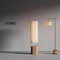 New Chinese Song Style Floor Lamp 3d model
