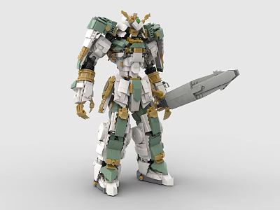 Lego LEGO Toy Blocks Titan Mech Gundam Robot Mech Warrior 3d model