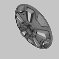 Stylish Jeep Wheel Rim With Black And Silver Alloy Design
