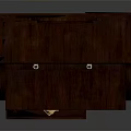 Traditional Wooden Desk With Intricate Carvings Storage Drawers And Shelf Compartments