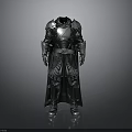 Decorative Medieval Knight Armor Metal Construction with Cape for Home Life Supplies
