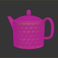 Teapot Porcelain Porcelain Pot Ceramic Pot Purple Clay Pot Chinese Teapot Container Realistic 3d model