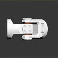 Stainless Steel Industrial Valve With Flange Connection And Red Seal Ring