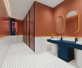 Modern toilet 3d model