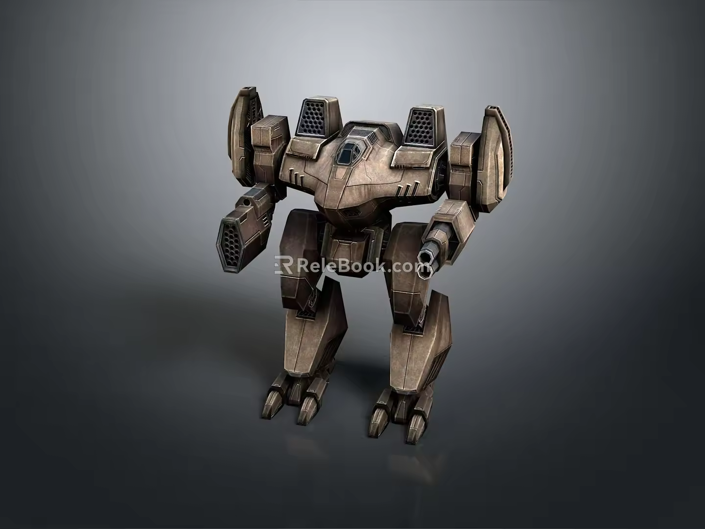 Mech Warrior Mech Soldier Machine Battlearm Mechanical Battlearm Machine Fighter Robot 3d model