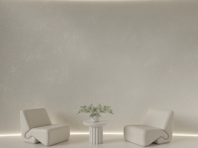 Micro cement background wall texture paint cement paint 3d model