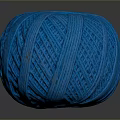 Soft Blue Round Knitted Yarn Ball For Home Daily Life Supplies Accessory