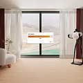 Modern Curtains 3d model