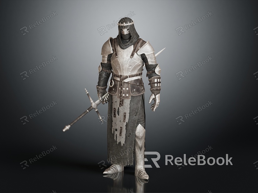 Modern Warrior Samurai Knight model