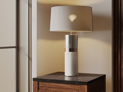 Modern table lamp 3d model