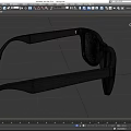 Trendy Black Frame Sunglasses With Blue Lenses And UV Protection For Daily Use