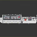 Advanced Industrial Automated Production Machine With Control Panel Digital Display And Transparent Windows