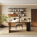 Modern study 3d model
