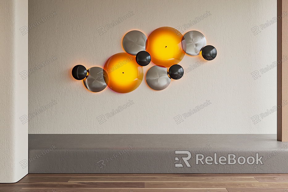 Modern wall lamp model