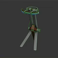 Sturdy Adjustable Tripod Equipment With Durable Metal Legs And Locking Mechanism