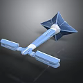 Modern Blue Star Shaped Household Cleaning Tool With Long Handle And Practical Design