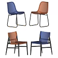 Modern Transparent Acrylic Leisure Chairs with Metal Frame and Multiple Colors Stylish Design