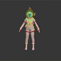Astronaut Spacesuit With White Red Striped Design Helmet Visor And 3D Model On Reflective Surface