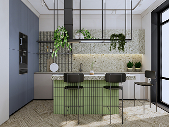 Modern Kitchen 3d model