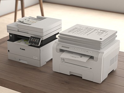 Modern Printers 3d model