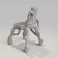 Unique Abstract Sculptural Irregular Single Chair Modern Art Furniture For Stylish Home Interior Decoration