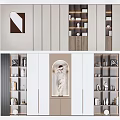 Modern Bookcase Bookshelf 3d model