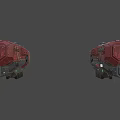 Sci-Fi Mobile Shipyard 3d model