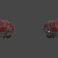 Sci-Fi Mobile Shipyard 3d model