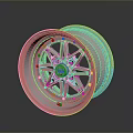 High Quality Silver Alloy Automotive Wheel With Spoke Design For Replacement