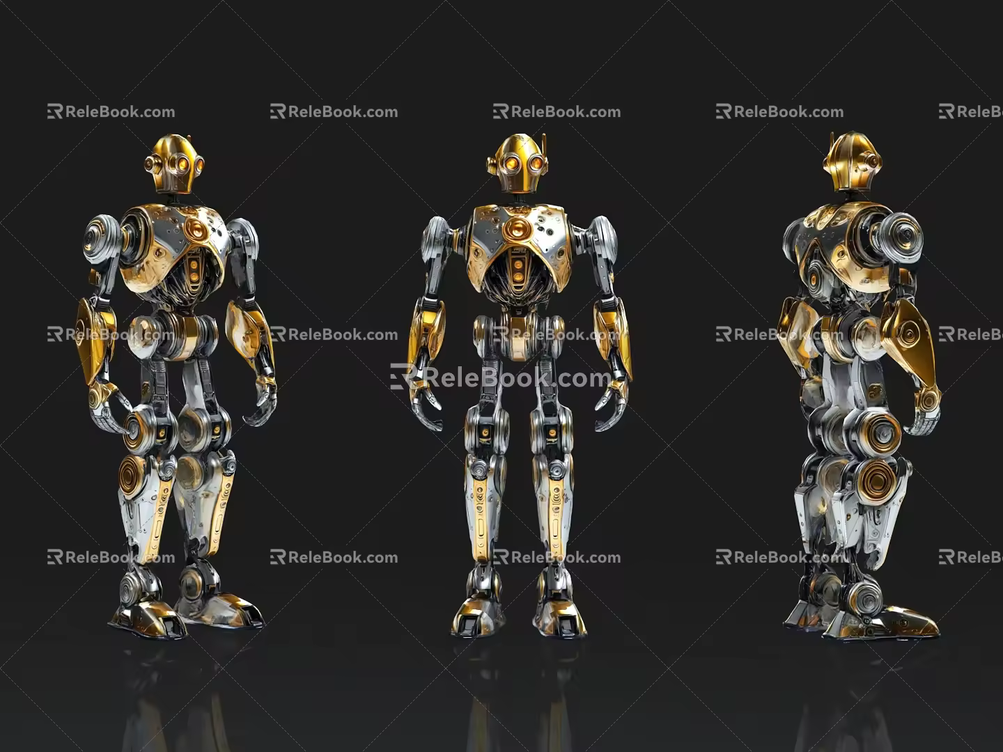 AI Robot Mecha Transformers Iron Warrior 3d model