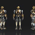 AI Robot Mecha Transformers Iron Warrior 3d model