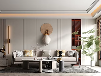 Home Living Room 3d model