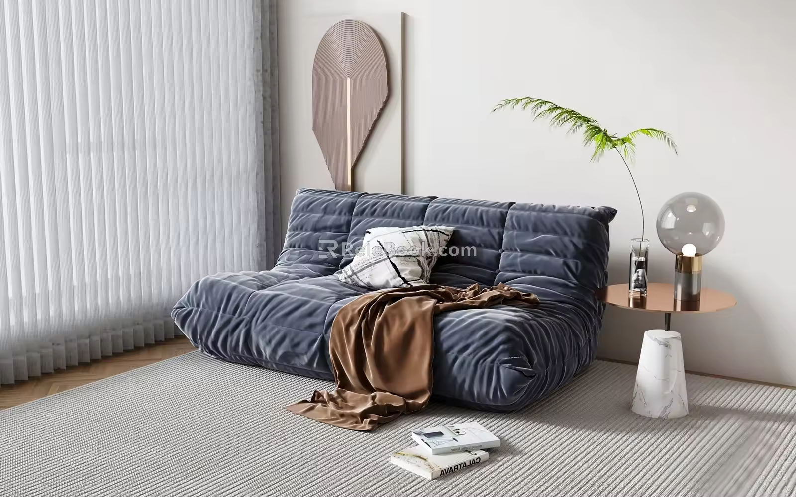 Modern Lazy Sofa 3d model