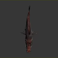 Vibrant Deep Sea Fish With Visible Organs Large Eyes Sharp Spines And Open Mouth