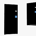 Two Commercial Refrigerator Freezers With Transparent Doors Holding Various Beverages And Snacks