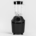 Black Blender With Transparent Jar And Modern Control Knob Design
