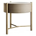 Modern Minimalist Nightstand With Wooden Drawer And Sleek Metal Legs Elegant Design For Bedroom Decor