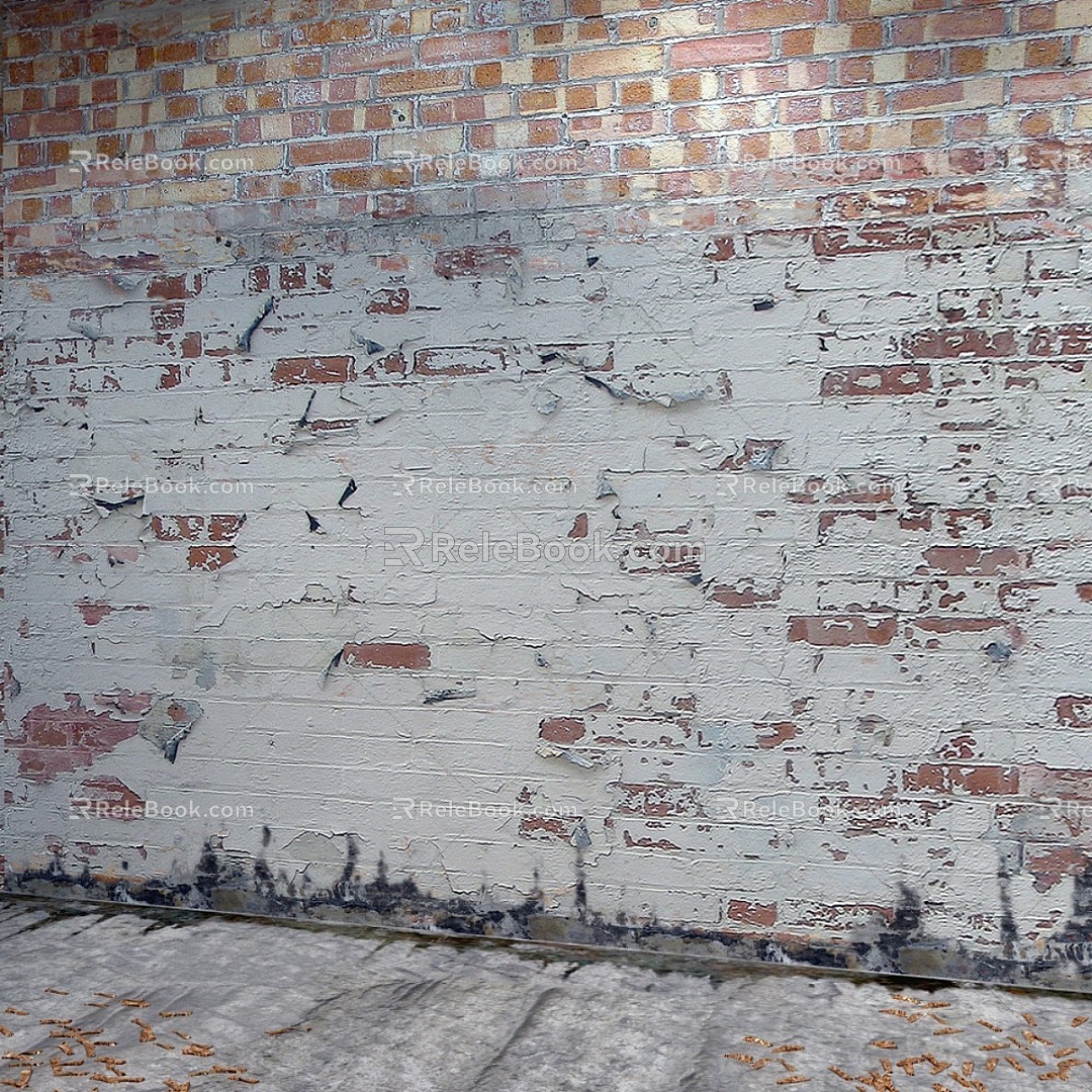 old brick 3d model